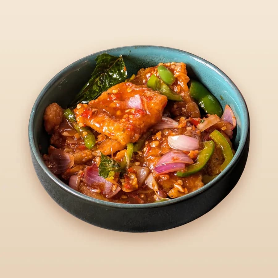Oriental Fish in Hot Sauce