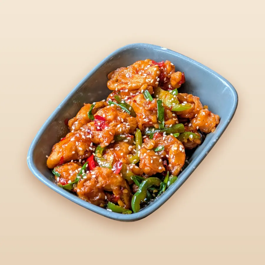 Seafood Garlic Stir Fry